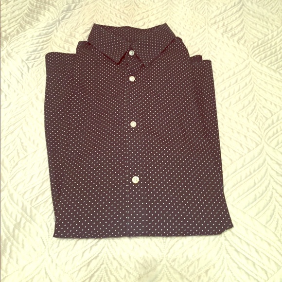 H&M Other - H&M Navy blue/White Dot long sleeve.